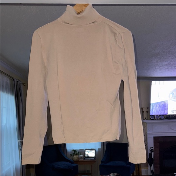 Joseph A Beige Turtleneck Sweater - Picture 2 of 3